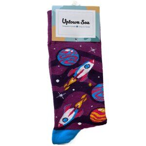 NWT Fun Purple Space Socks